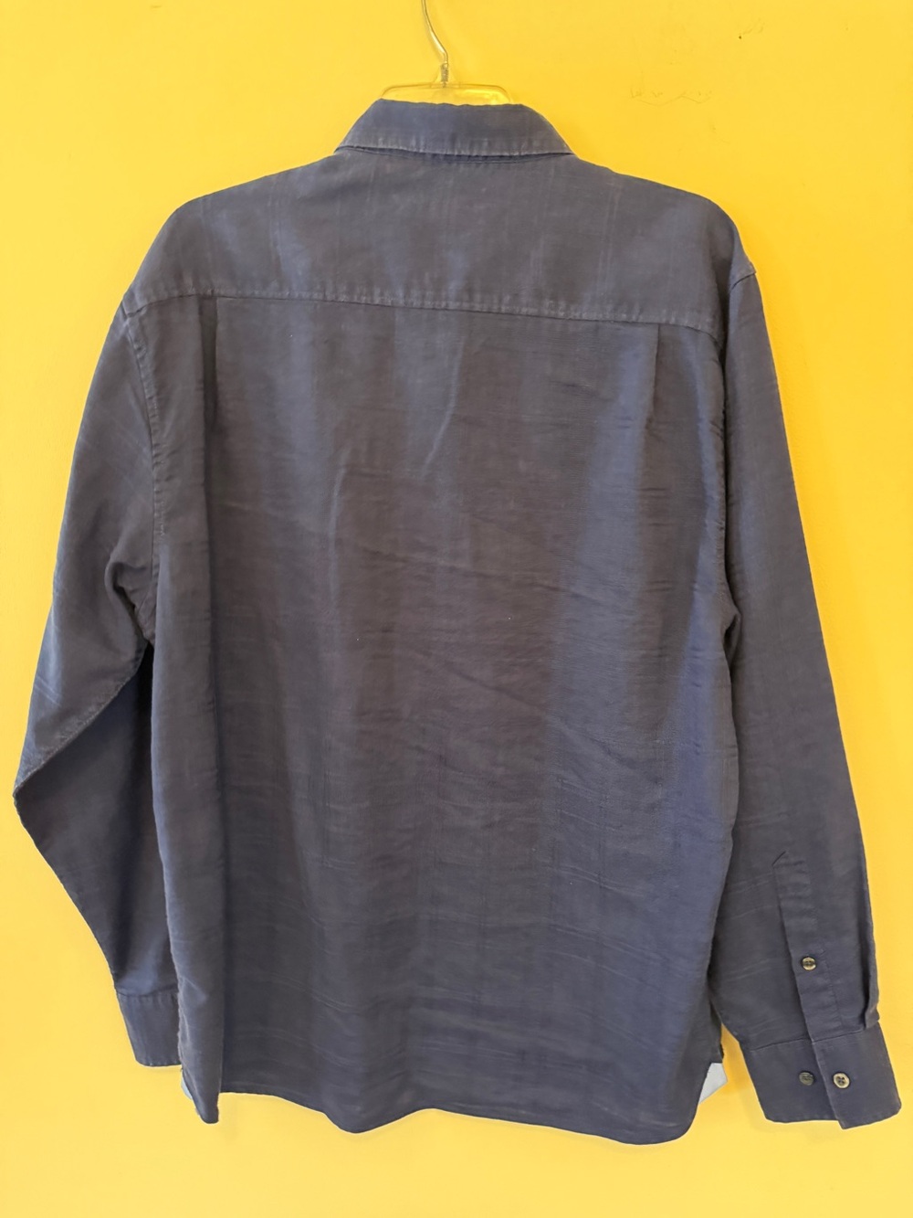 Tommy Bahama Men’s Long Sleeve Shirt – Size Large – Navy Blue – Linen Blend - Picture 4 of 15